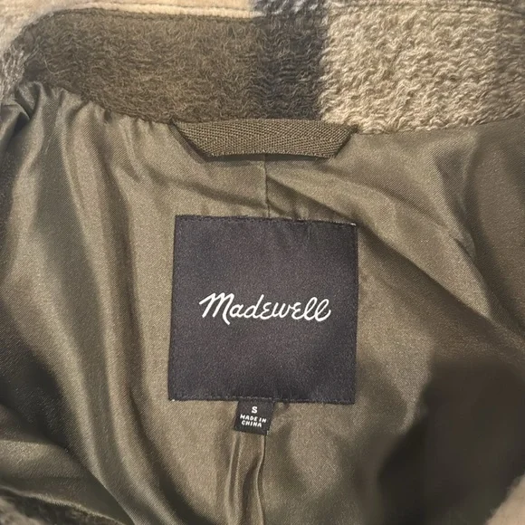 Madewell Belrose Shirt-Jacket in Maran Plaid - Picture 5 of 6